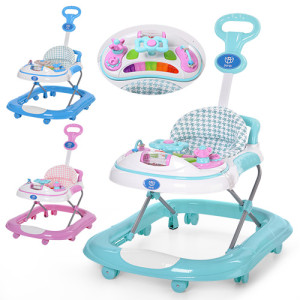 Ходунки детские Bambi  M 3690, с родитльской ручкой